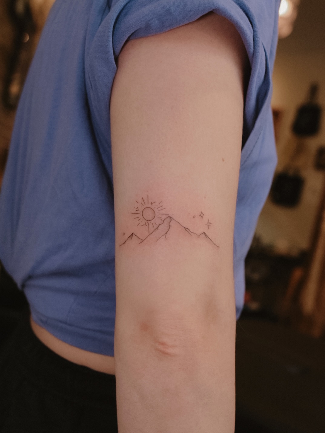 Tattoo by @tavi_tattoo — minimalist