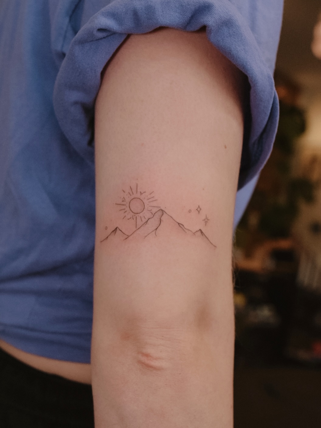 Tattoo by @tavi_tattoo — minimalist