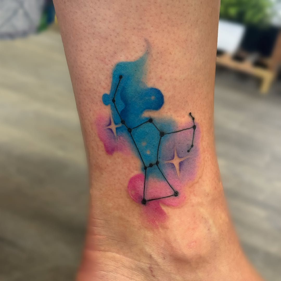 Tattoo by @lots_of_dots_ — watercolor, fine_line