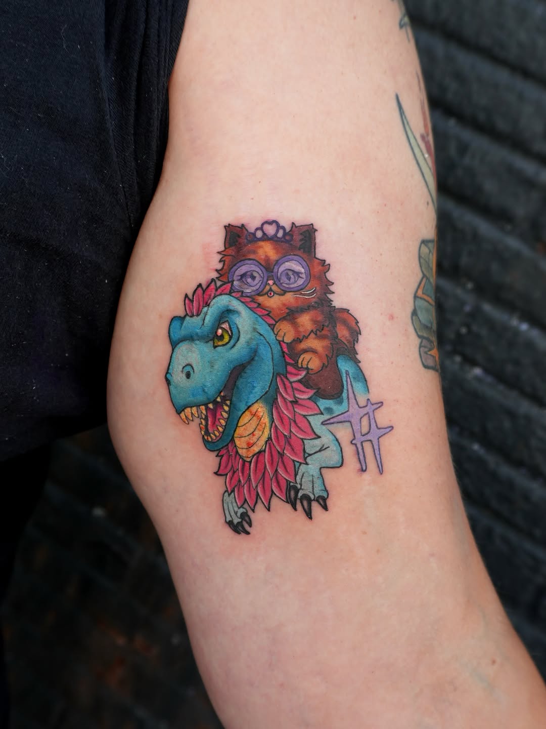 Tattoo by @someonesweirdsister โ new_school, anime