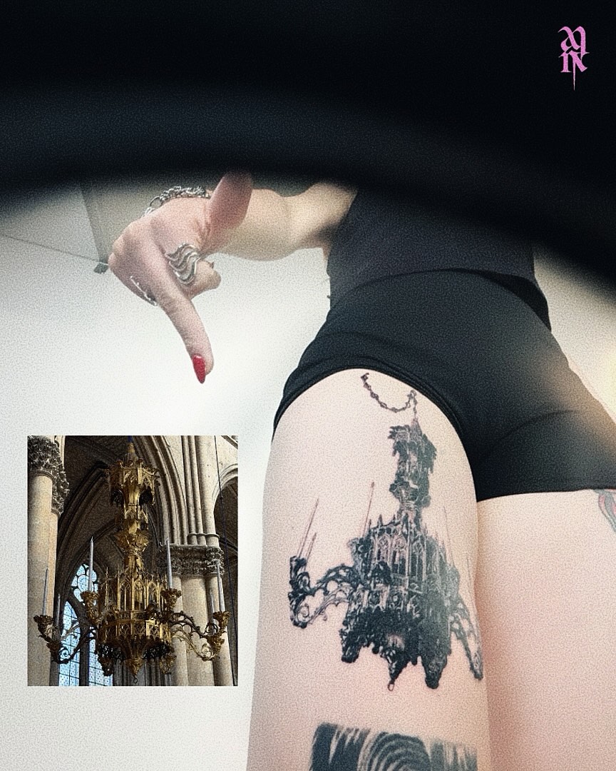 Tattoo by @antivist_tattoo — black_and_grey, dark_realism