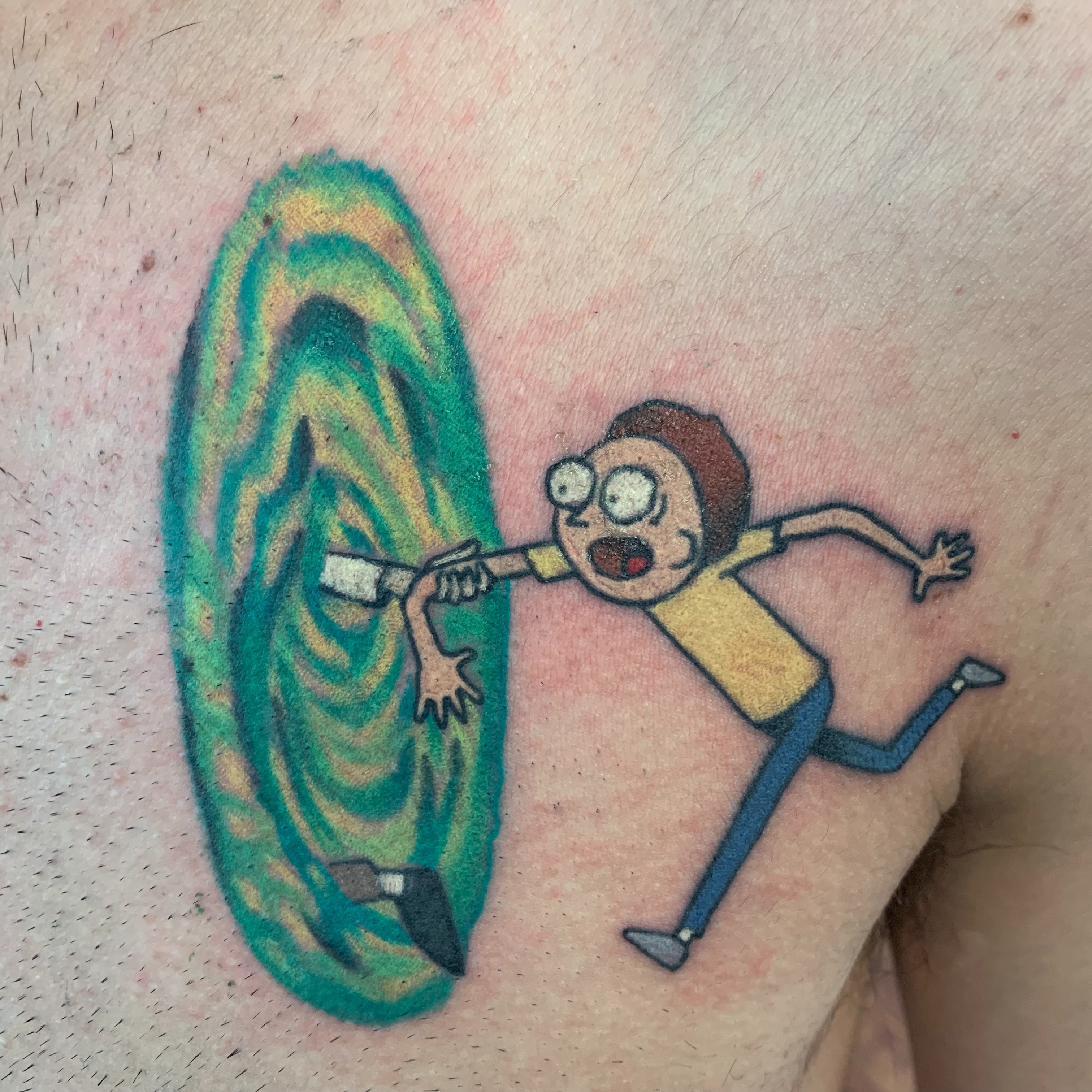 Tattoo by @kevinonleytattoos — dotwork