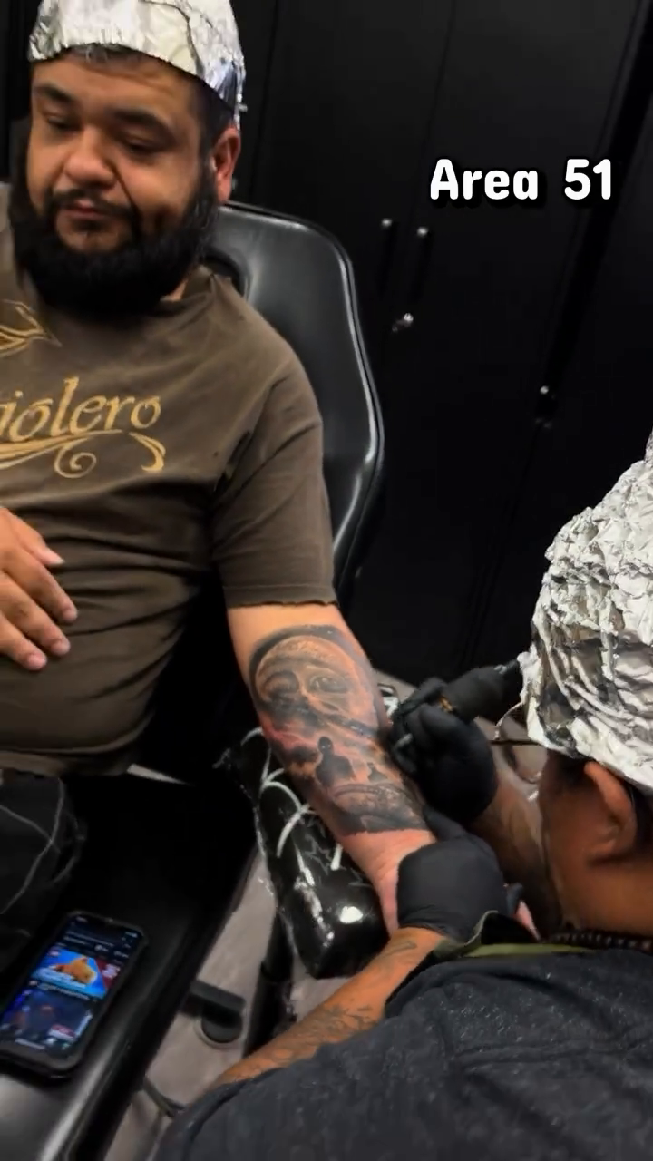 Tattoo by @frijolitosvision — black_and_grey, realism