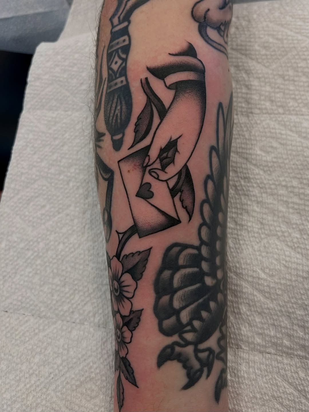 Tattoo by @christian.lasyone — american_traditional, black_and_grey