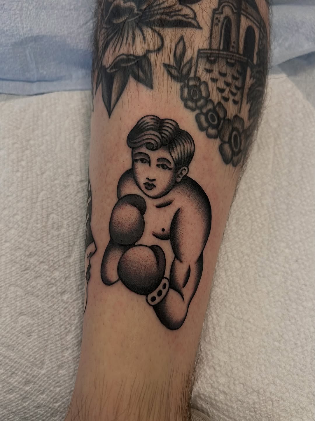 Tattoo by @christian.lasyone — american_traditional, black_and_grey