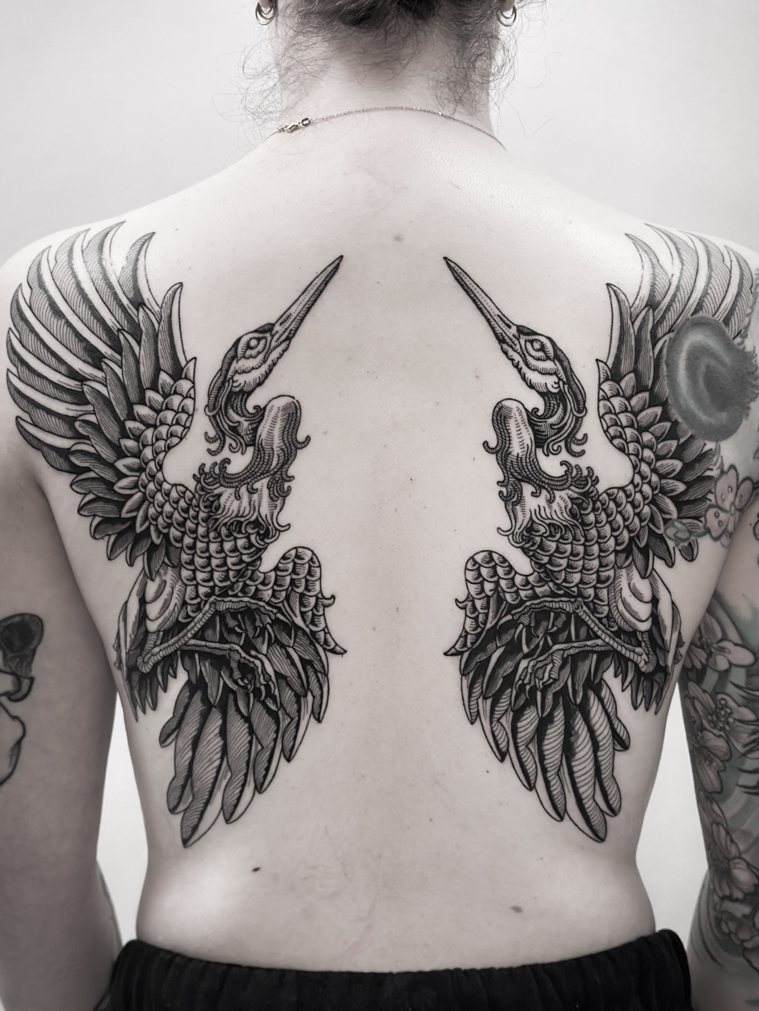 Tattoo by @dokk_vintage — black_and_grey