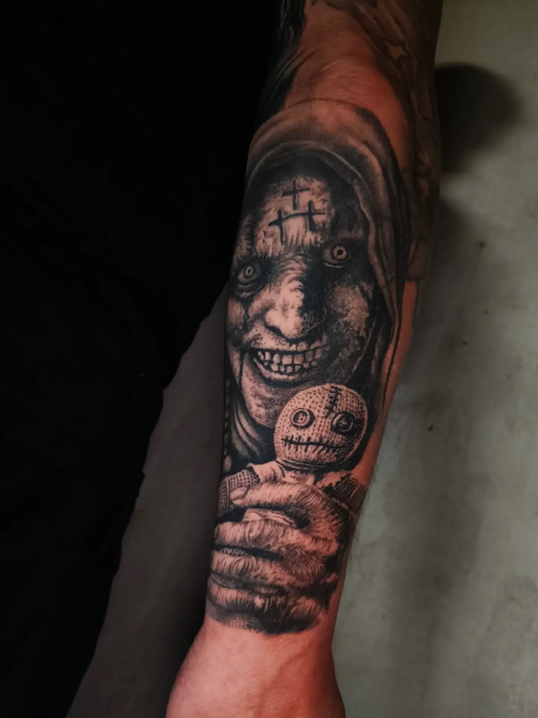 Tattoo by @alexlondontattoo โ realism, dark_realism