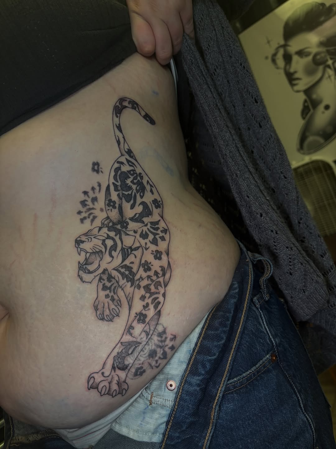 Tattoo by @alainabrooktats — blackwork, black_and_grey