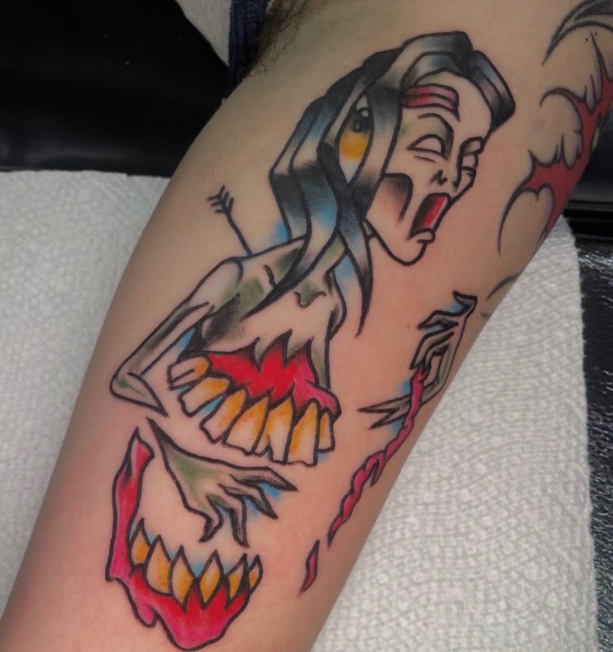 Tattoo by @kustomhustletattoo — american_traditional