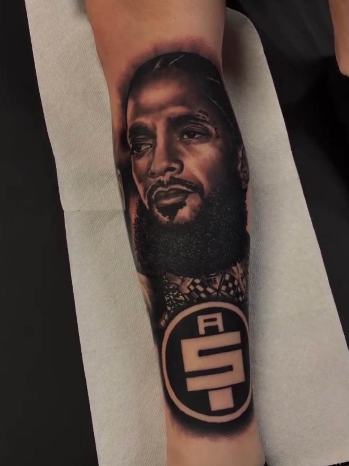 Tattoo by @_juan38 — realism, black_and_grey