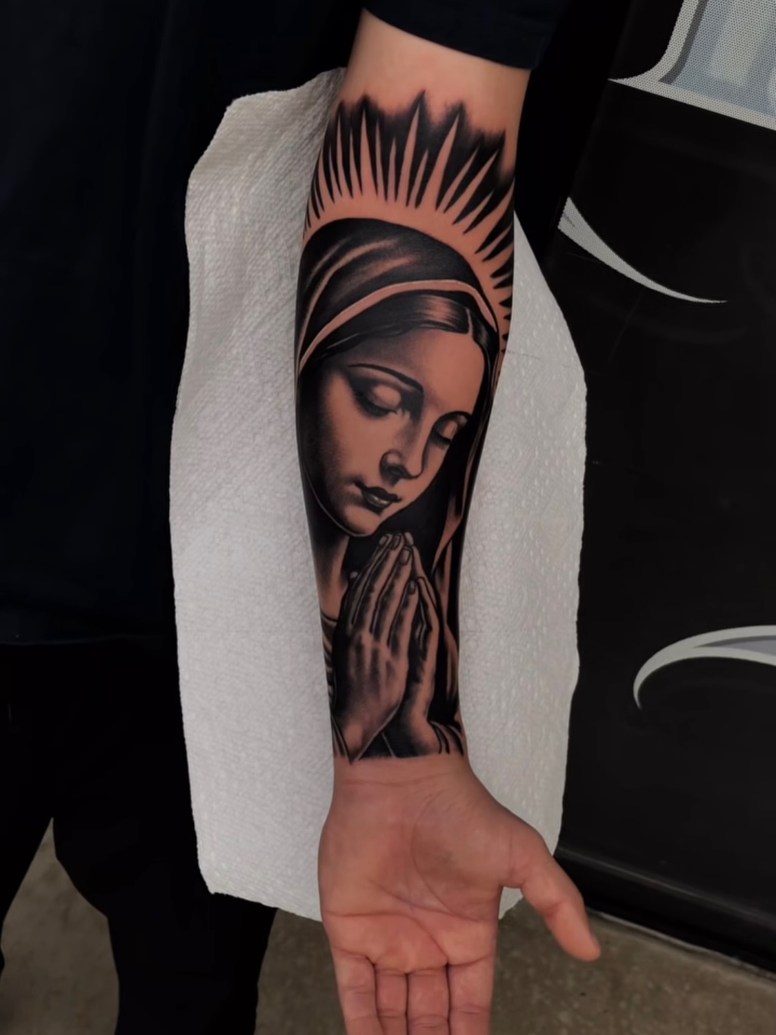 Tattoo by @_juan38 — realism, black_and_grey