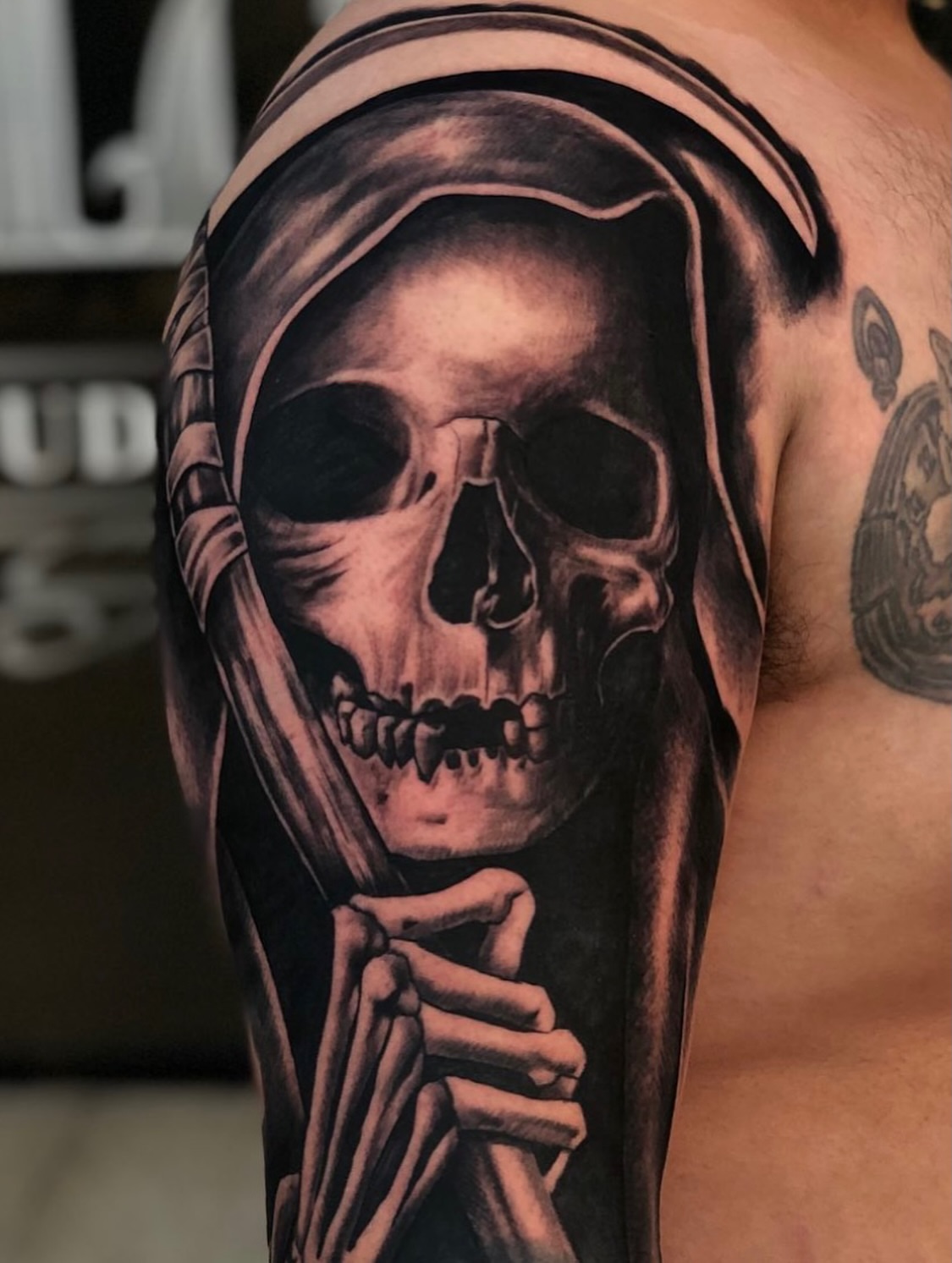 Tattoo by @_juan38 — realism, dark_realism