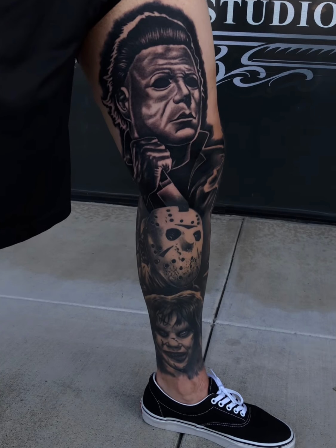Tattoo by @_juan38 — black_and_grey, realism