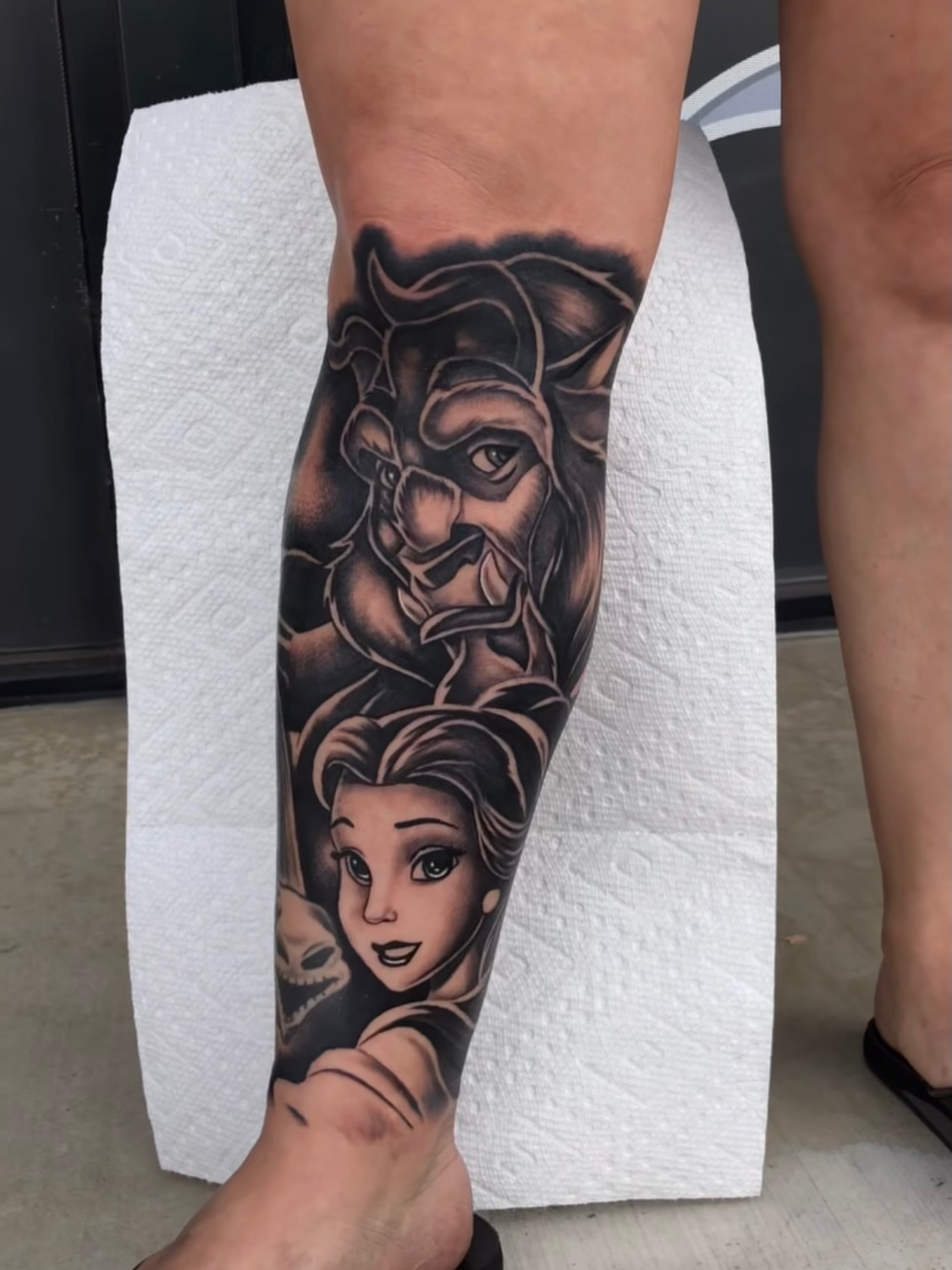 Tattoo by @_juan38 — realism, black_and_grey