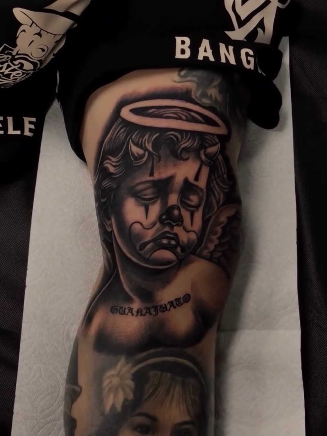 Tattoo by @_juan38 — realism, dark_realism