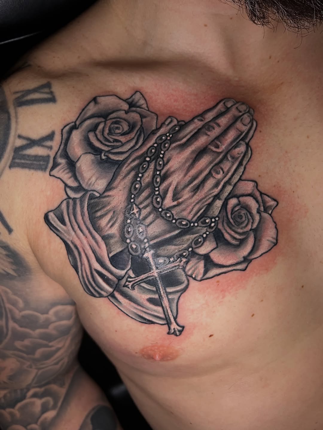 Tattoo by @aubswhit77 — black_and_grey, realism