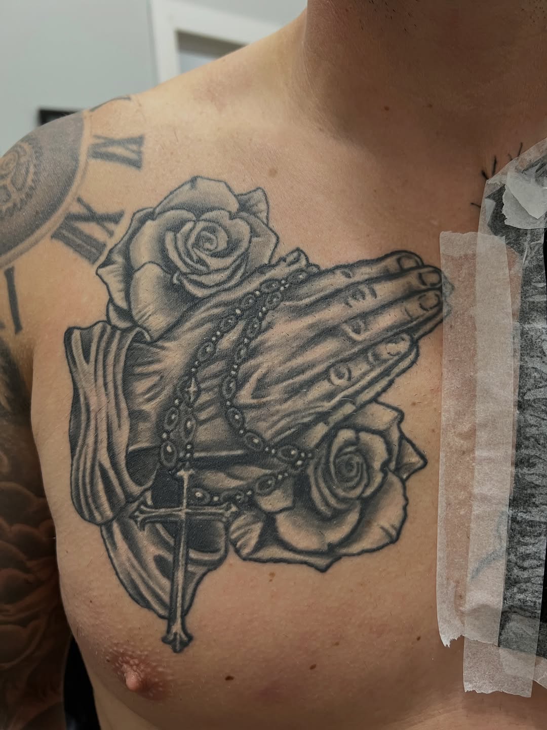 Tattoo by @aubswhit77 — realism, black_and_grey