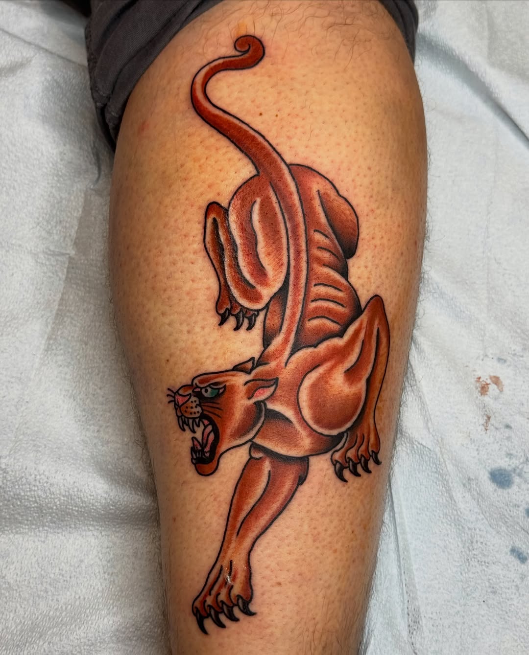 Tattoo by @thepinkmanther — american_traditional
