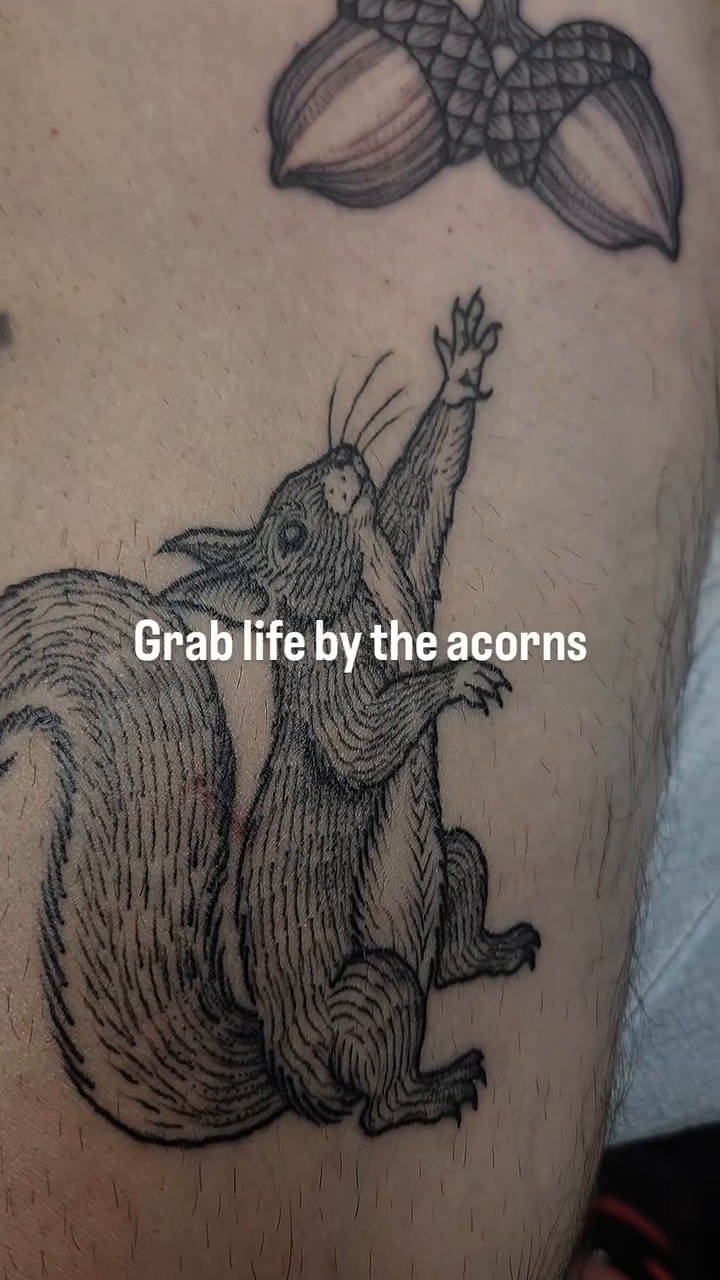Tattoo by @thelinedefined — black_and_grey, realism