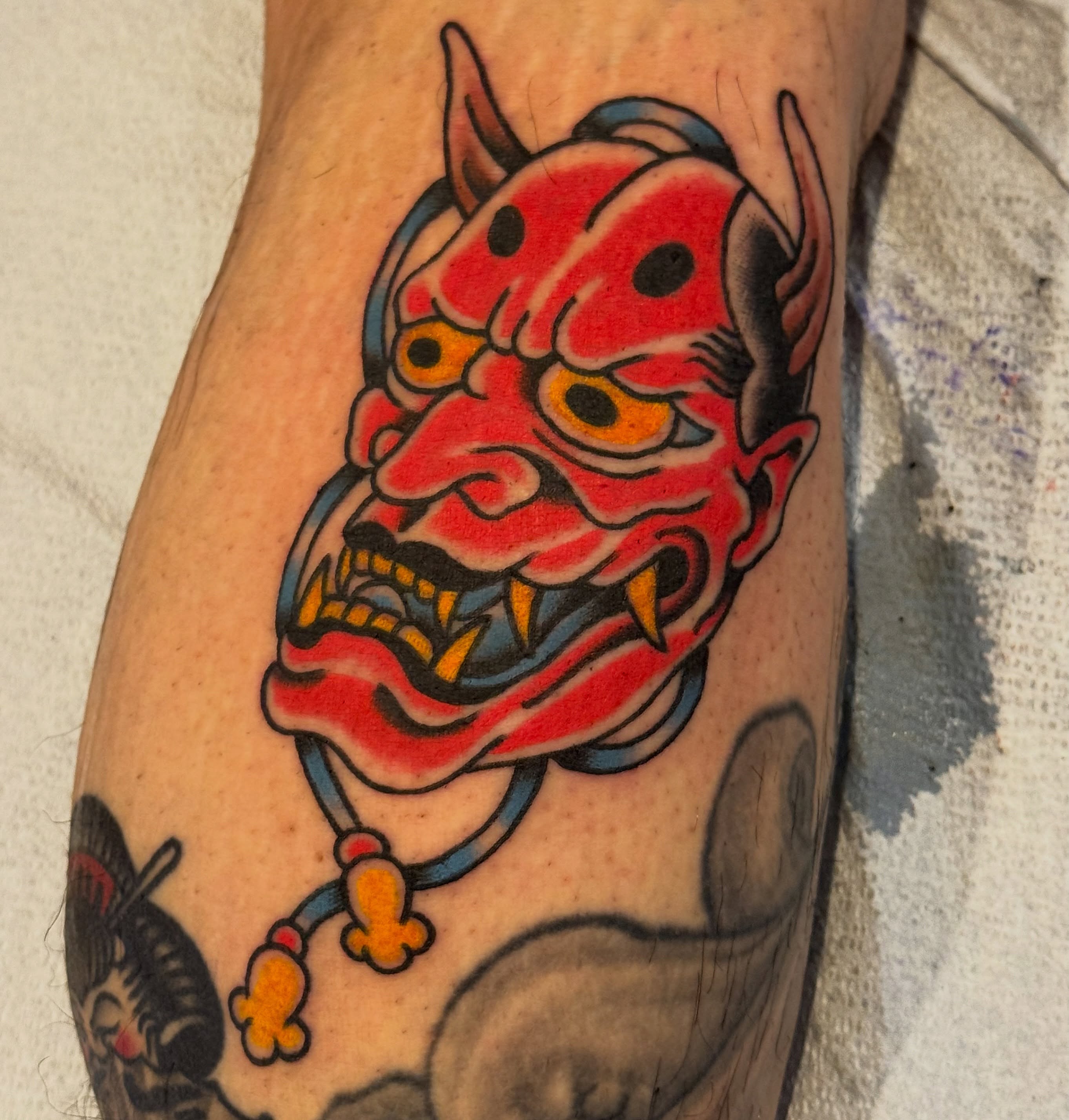Tattoo by @thepinkmanther — american_traditional