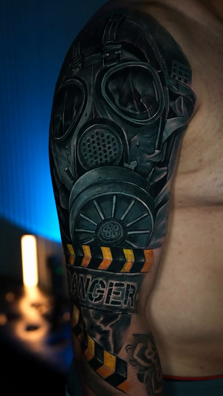 Tattoo by @adriantattoohlg — realism, black_and_grey