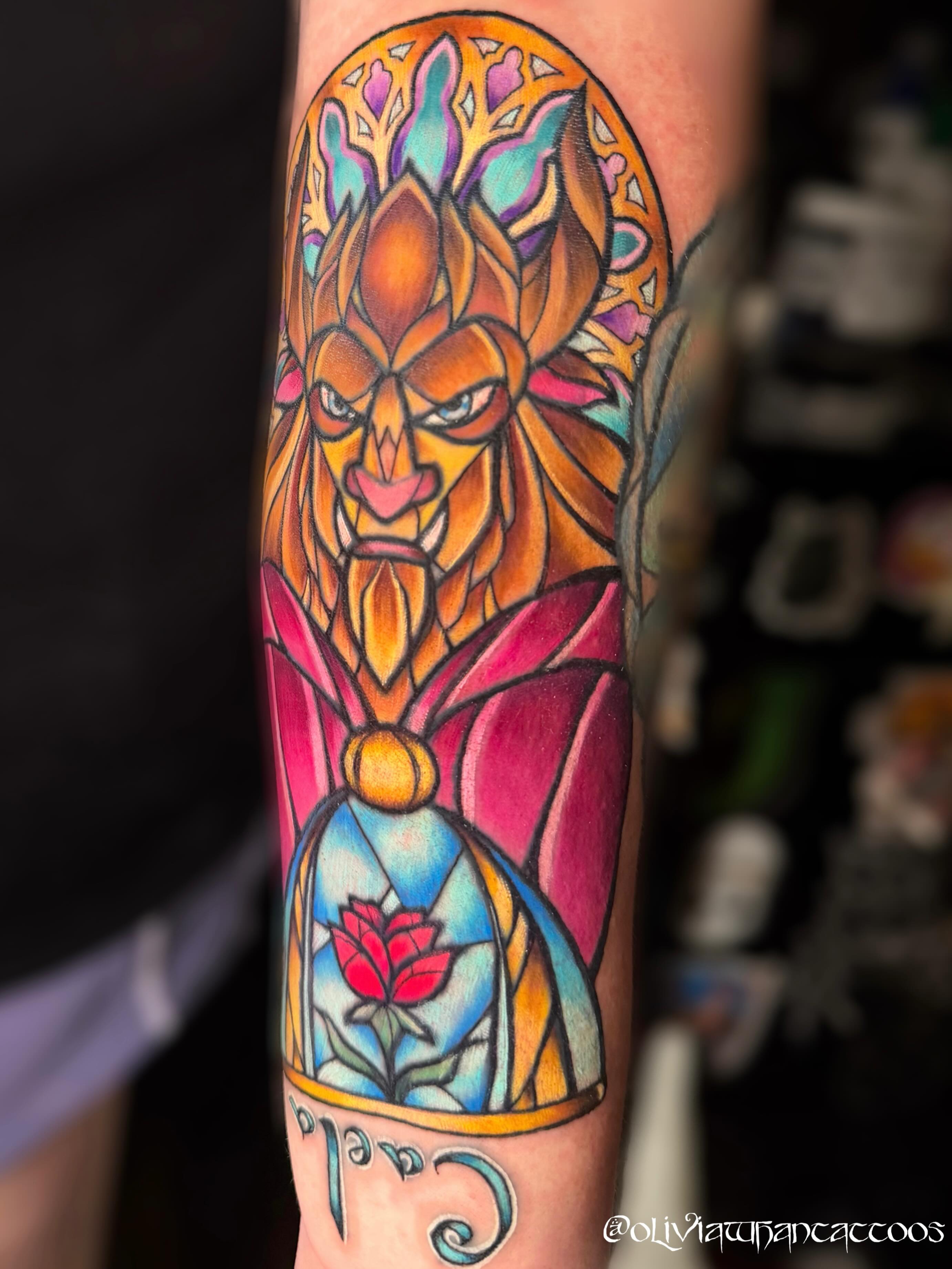 Tattoo by @oliviawhantattoos — geometric