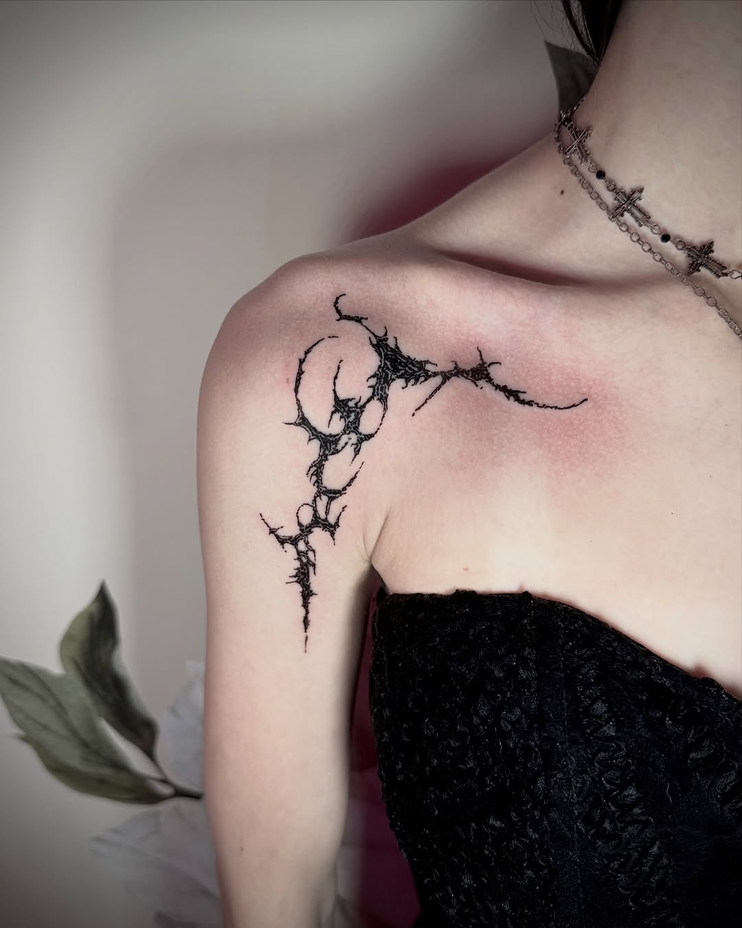 Tattoo by @emilytat222 — blackwork, ornamental