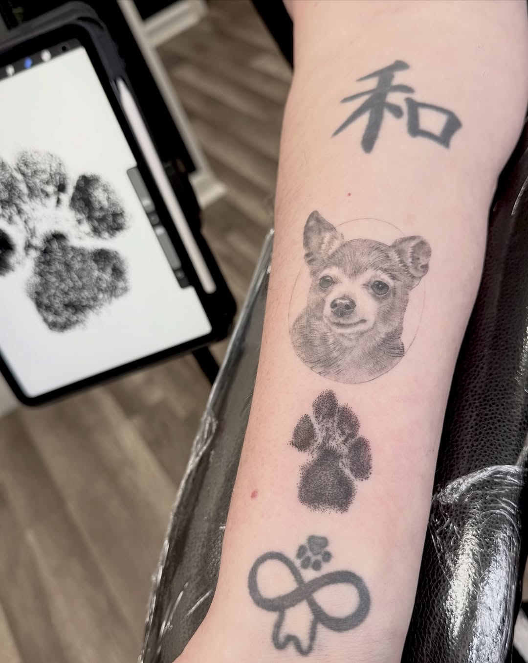 Tattoo by @emilytat222 — realism, dotwork