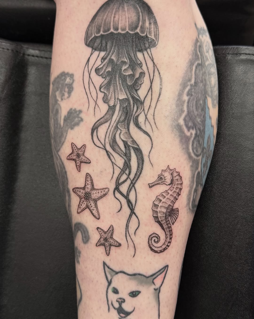 Tattoo by @emilytat222 — black_and_grey, realism