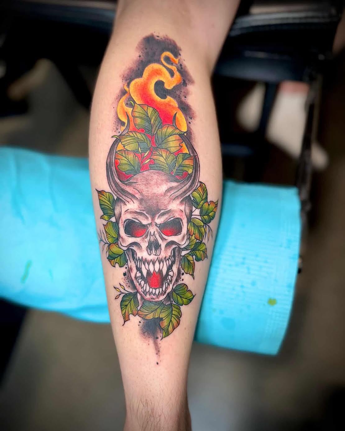 Tattoo by @sparkles_tattoos — neo_traditional, dark_realism