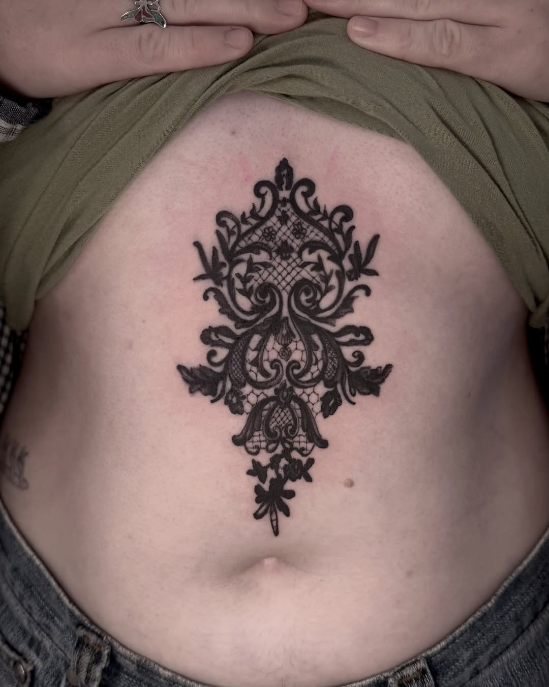 Tattoo by @clairelartstudio — ornamental, blackwork