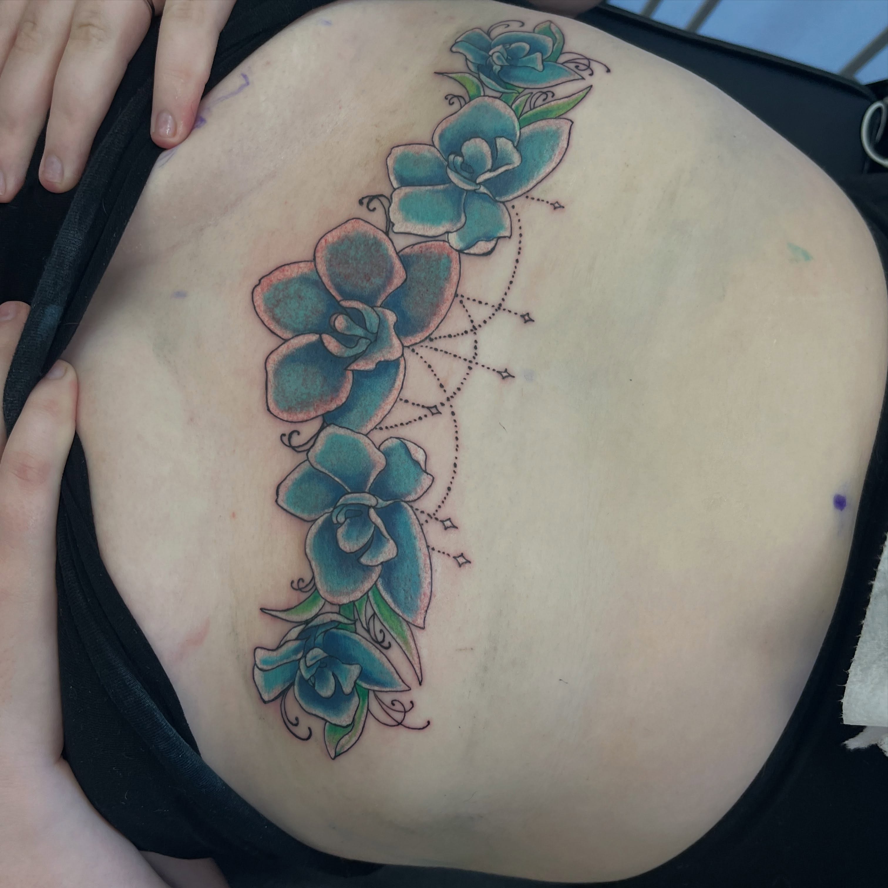 Tattoo by @enemytattoo — dotwork, realism