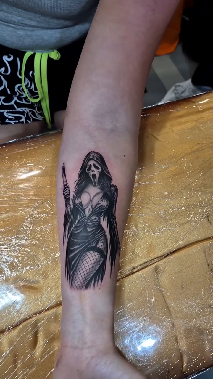 Tattoo by @cjones.collection — black_and_grey, realism