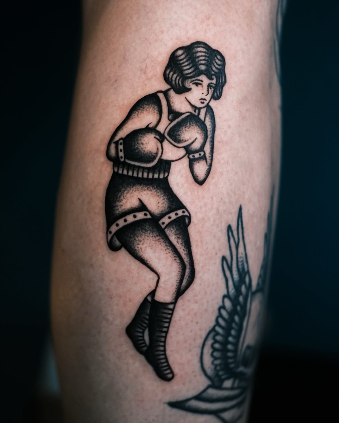 Tattoo by @hontraditional — dotwork
