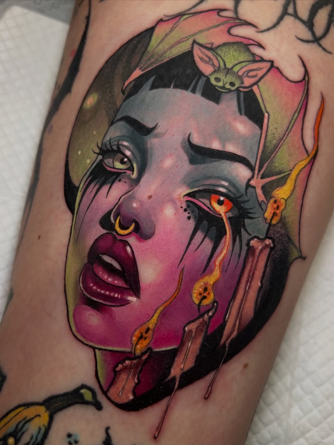 Tattoo by @mattydarkside — neo_traditional, realism