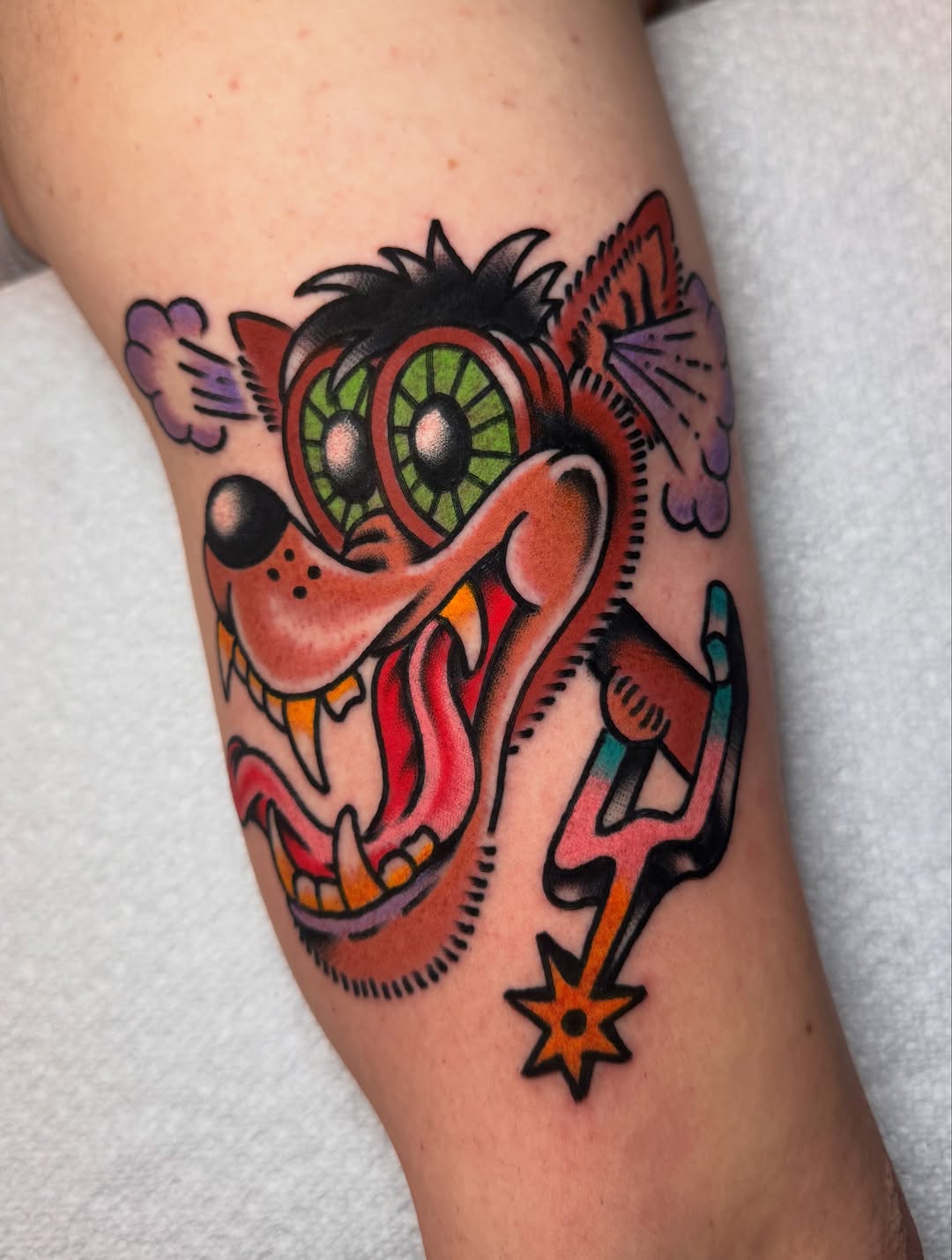 Tattoo by @floodrat — american_traditional, new_school