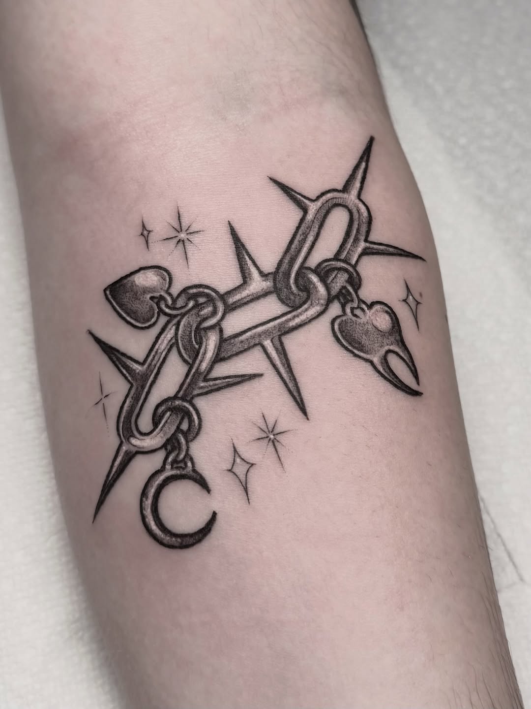 Tattoo by @anniebone_tattoo — black_and_grey, ornamental