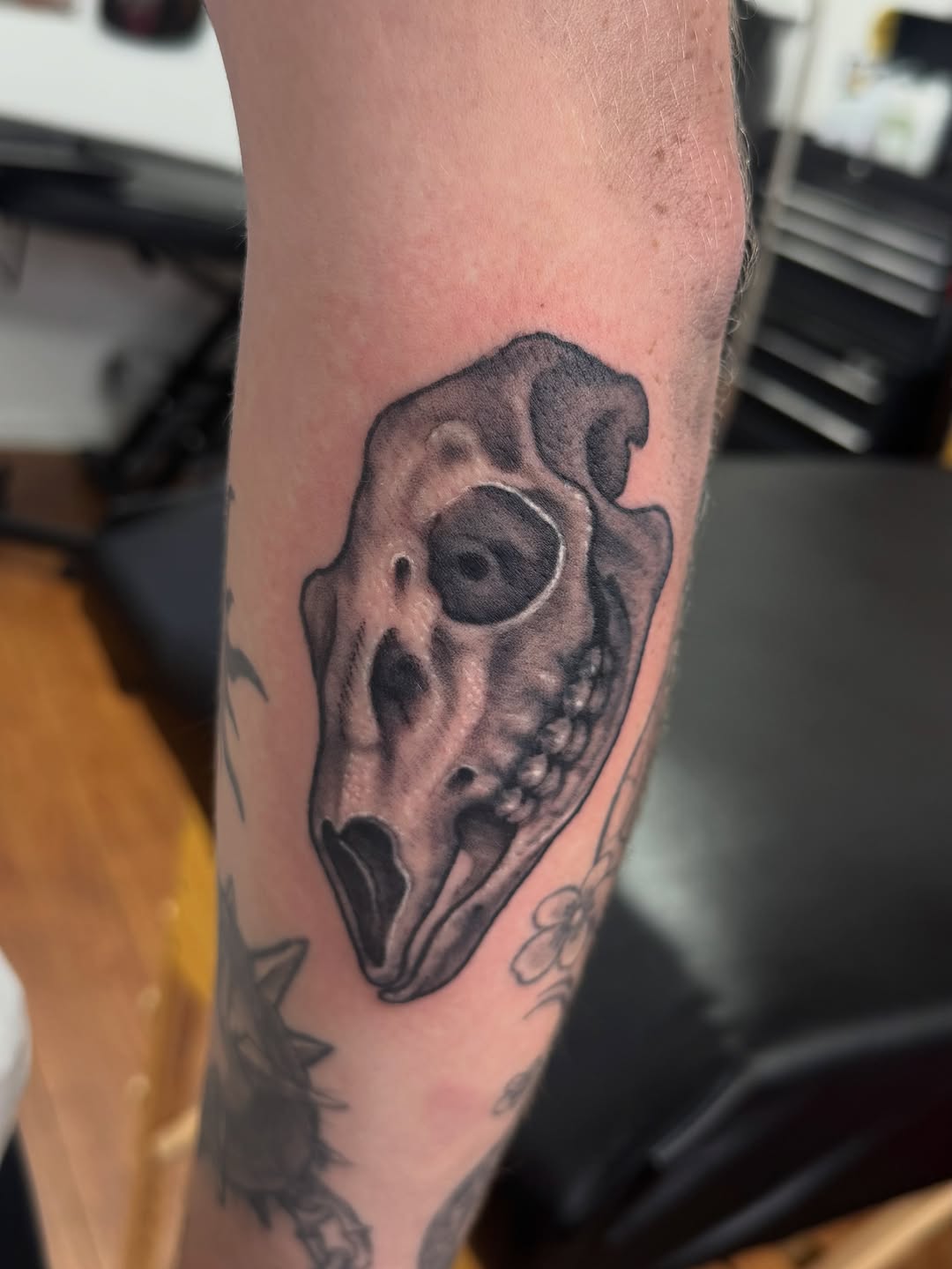 Tattoo by @brandxn_seven — realism, black_and_grey