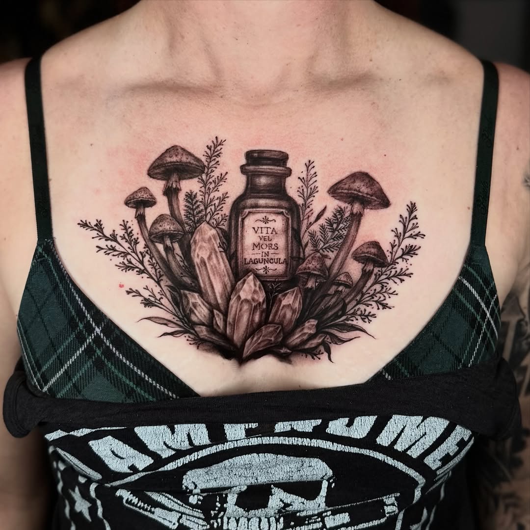 Tattoo by @simplyselaart — black_and_grey, realism