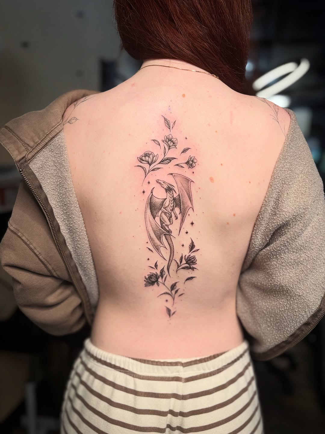 Tattoo by @tattoosbytessa — fine_line, black_and_grey