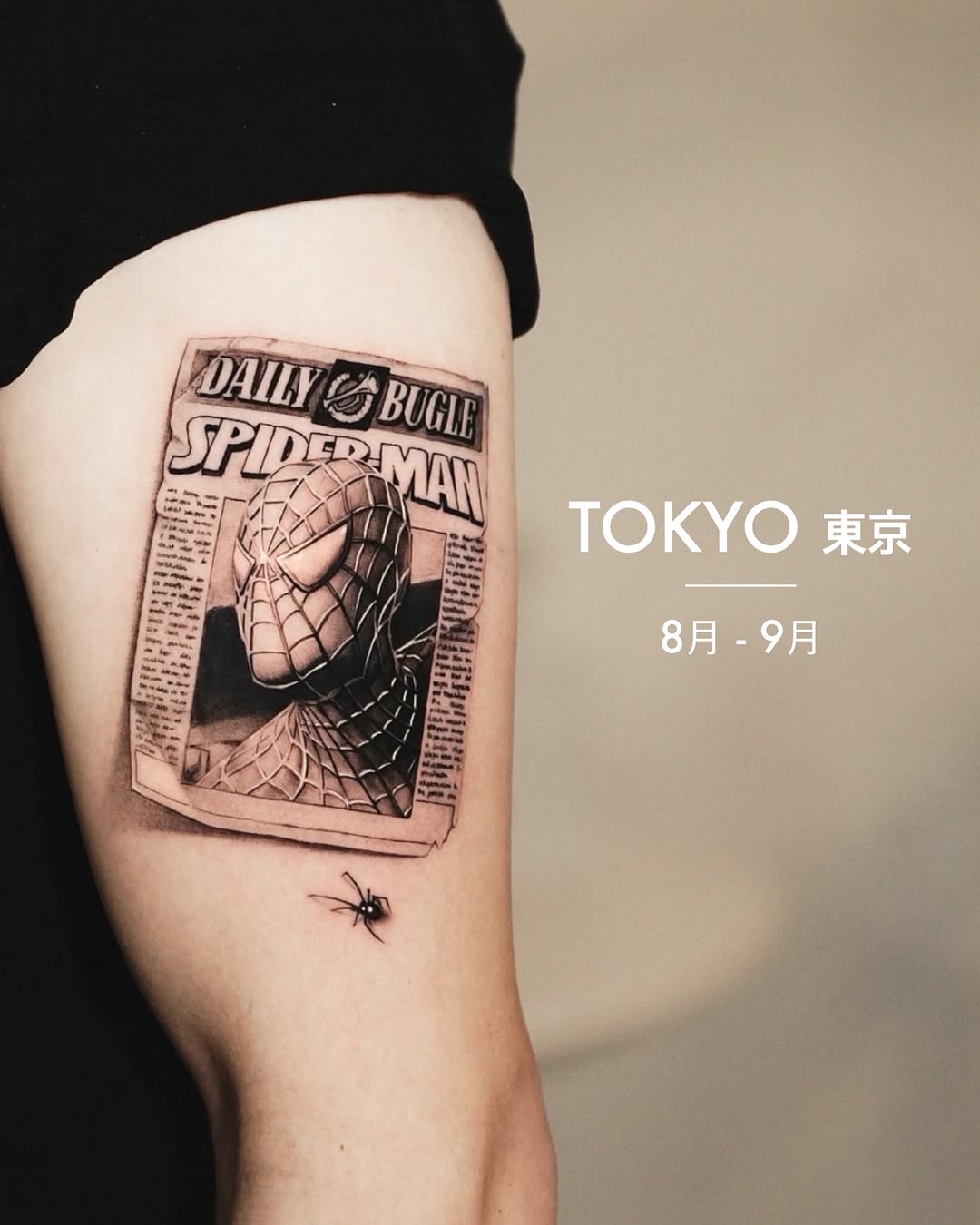 Tattoo by @kidneedle_tattoo — realism, black_and_grey