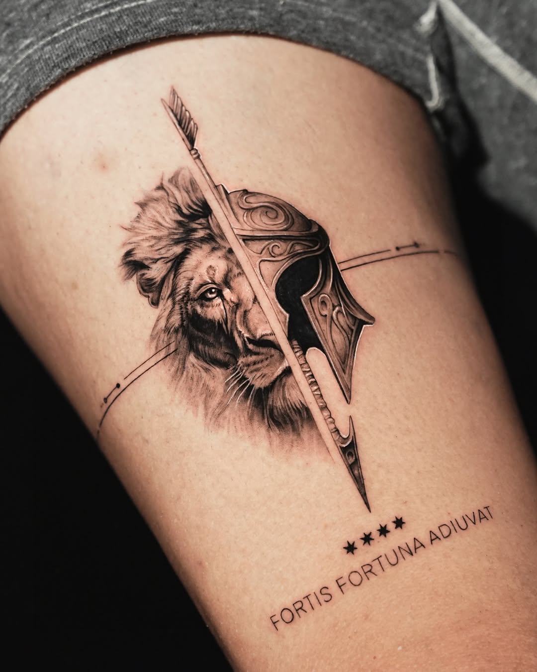 Tattoo by @kidneedle_tattoo — realism, black_and_grey