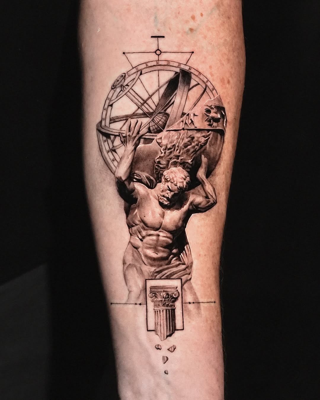 Tattoo by @kidneedle_tattoo — realism, black_and_grey