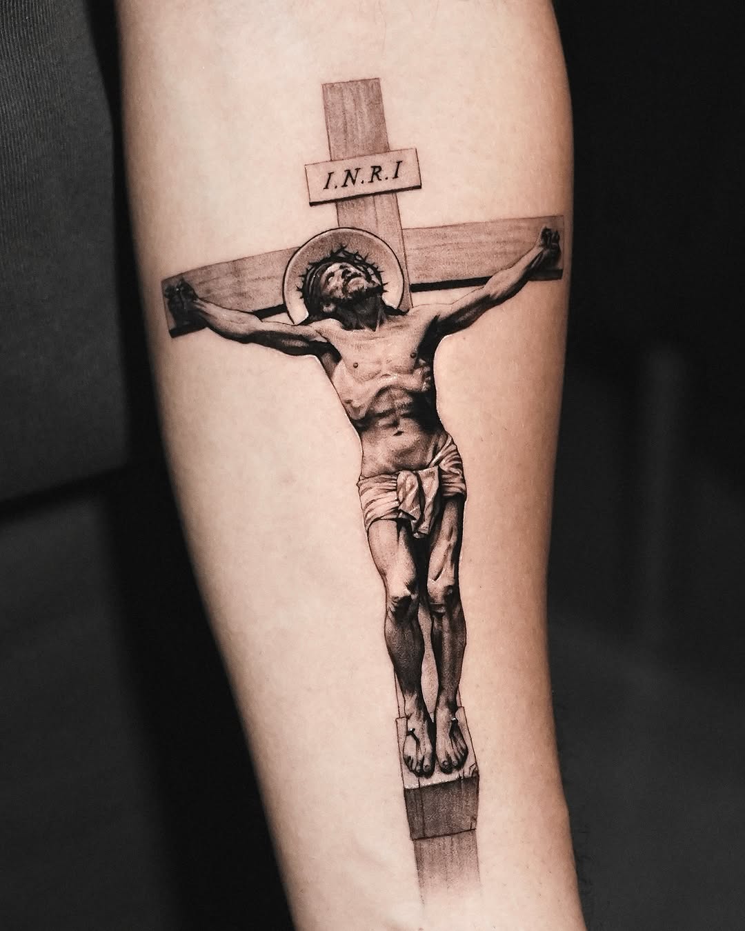 Tattoo by @kidneedle_tattoo — realism, black_and_grey