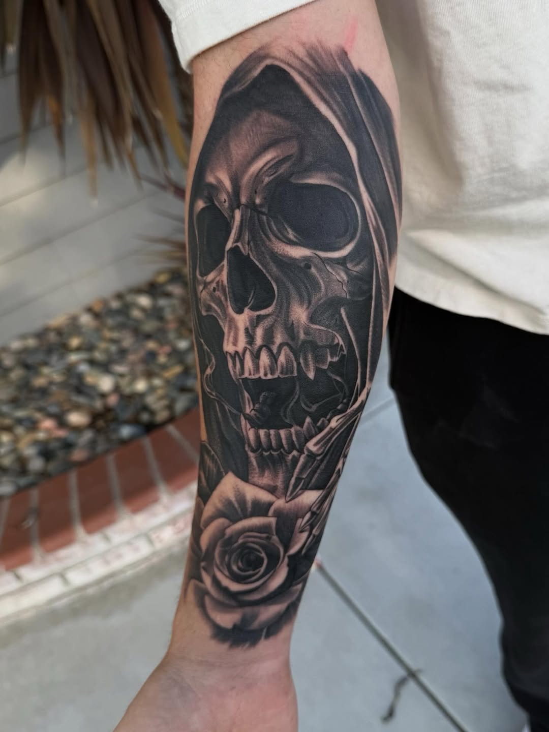 Tattoo by @tattoo_isaac562 — realism, black_and_grey