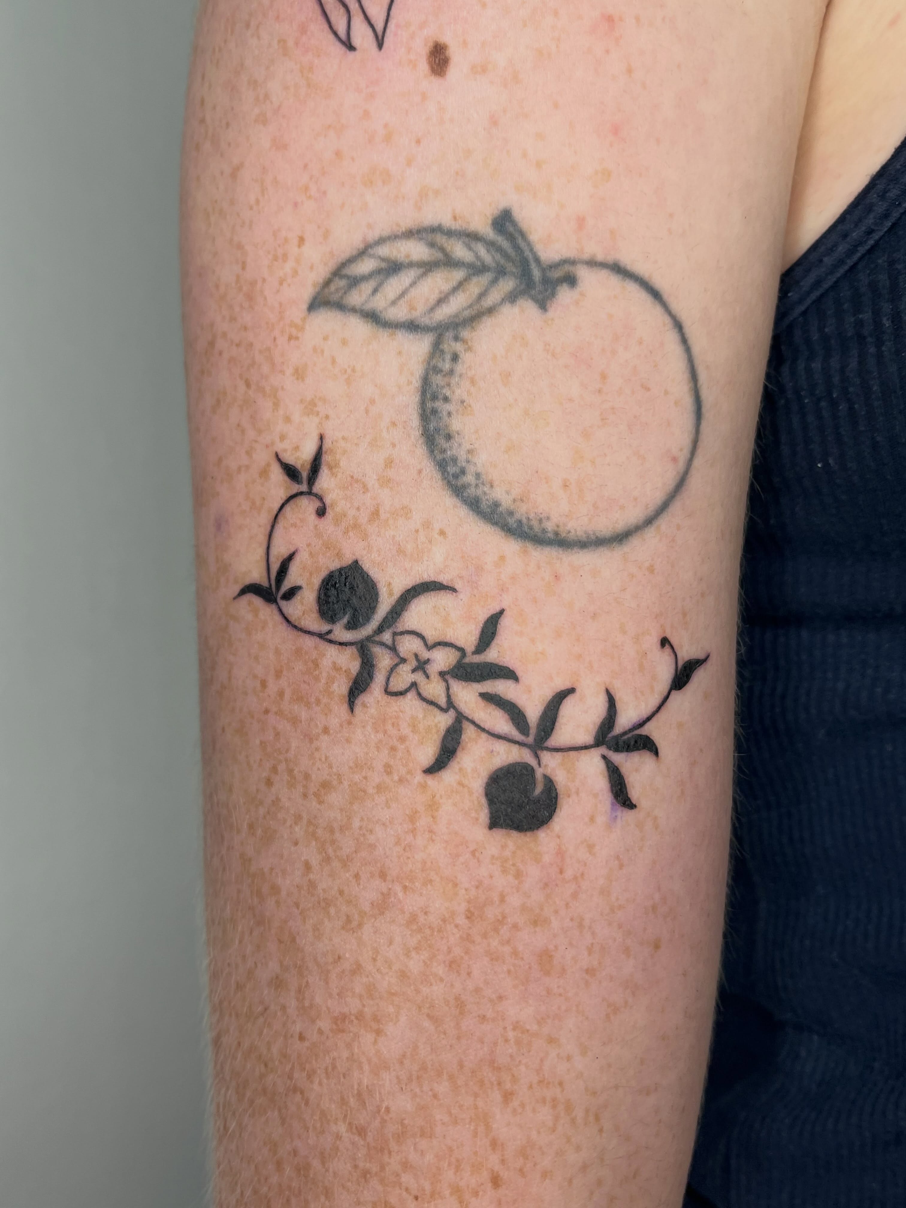 Tattoo by @soupbody — black_and_grey