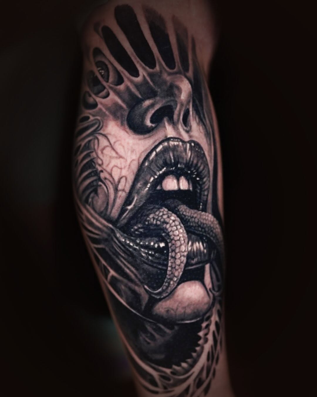 Tattoo work at Richmond Tattoo & Arts Convention 2026