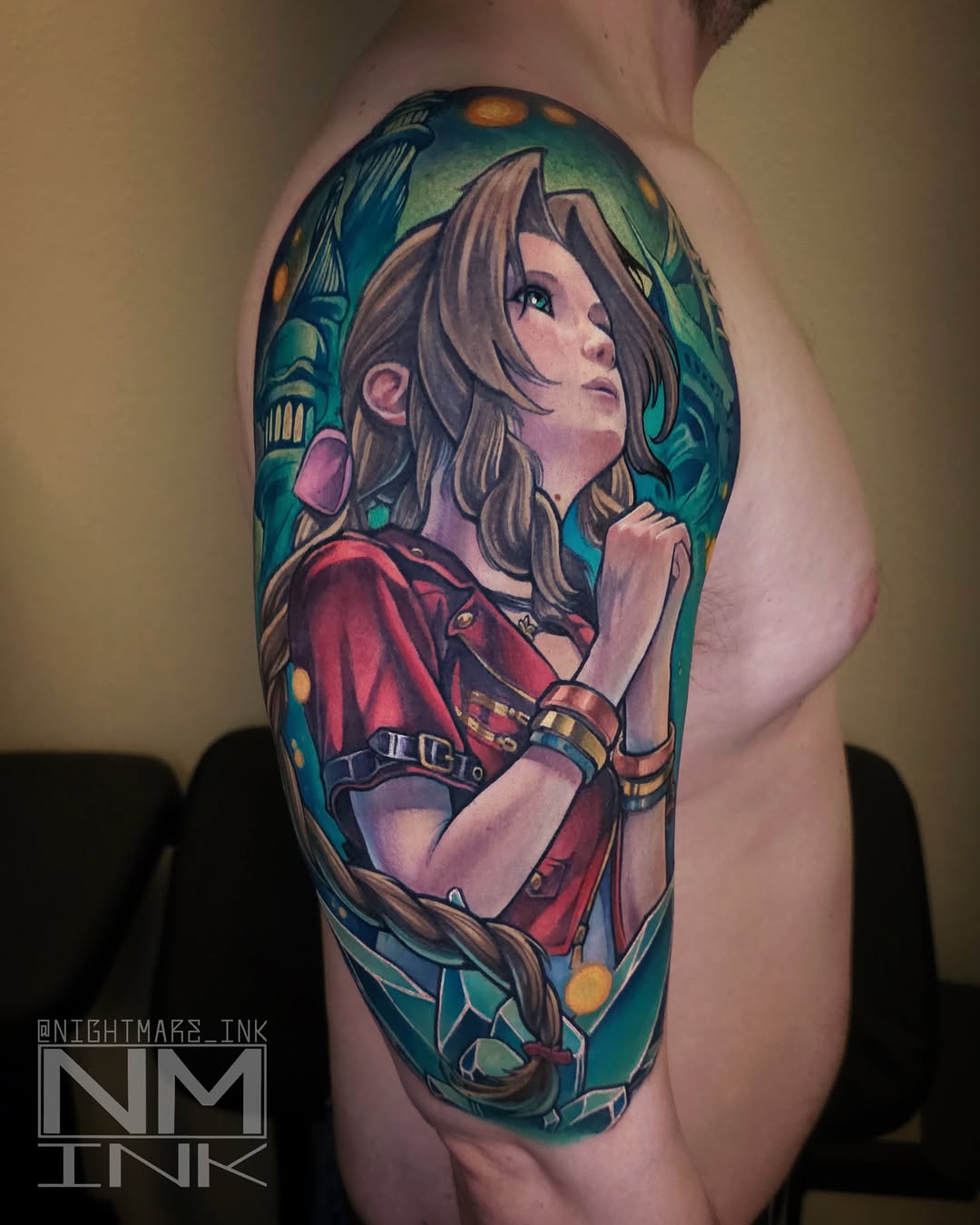 Tattoo by @nightmare_ink — anime, realism
