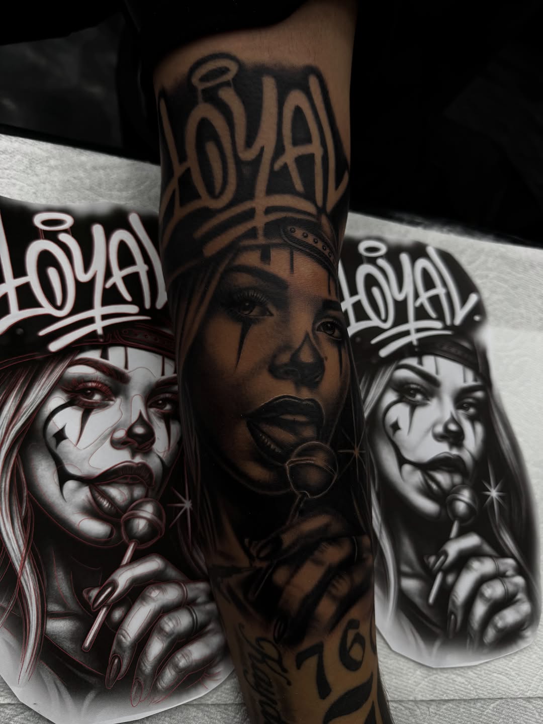 Tattoo by @alex_tatts760 — chicano, lettering_script