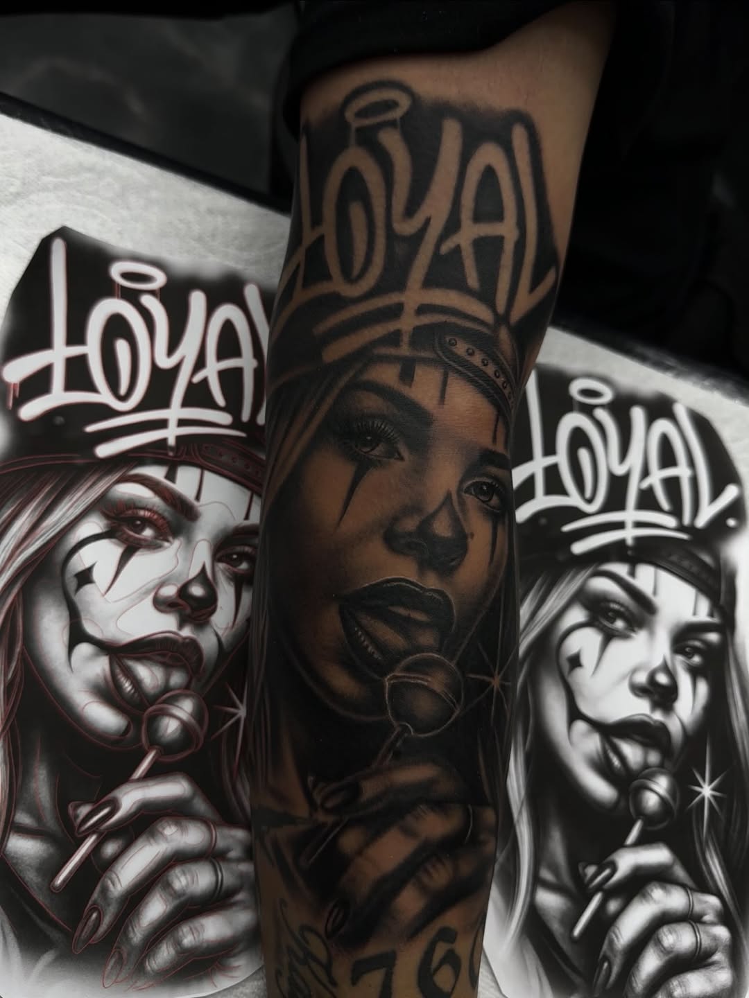 Tattoo by @alex_tatts760 — chicano, lettering_script